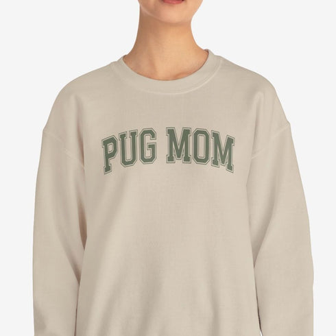 Pug Sweatshirt for Women - Pug Mom Sweatshirt